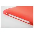 Doorschijnende gekleurde ordner 4 ringen, rug 2 cm - Rood - FIDUCIAL 