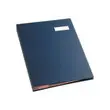 Handtekenmap FIDUCIAL - 24 vakken blauw