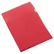 100 Polypropyleen hoekmappen 11/100e Rood - Fiducial