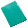 100  Polypropyleen hoekmappen 11/100e Groen - Fiducial 
