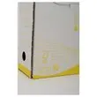 10 Archiefdozen - Rug 10 cm - Geel - FIDUCIAL