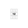 192 multi-usage etiketten AVERY 56x34 mm, wit