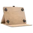 Universele Folio 10" Etui Zwart Smili Leder & Zachte Binnenkant - T'NB