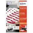 160  Labels voor badges 6 x 9 cm 190 gr 