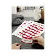 240 Labels voor badges 7,5 x 4 cm 190 gr