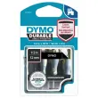 Tape D1 Duurzaam Wit/ Zwart  12 mm x 3M 