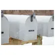 Tape D1 Duurzaam Wit/ Zwart  12 mm x 3M 