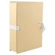 Uitrekbare map met flap en beige band - FIDUCIAL