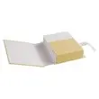 Uitrekbare map met flap en beige band - FIDUCIAL