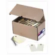 1000 Amerikaanse labels met oogje + ijzerdraad 100 x 51 mm 