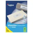25 vellen MU etiketten 199,6X143,5mm, dat zijn 50 witte etiketten