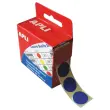 Distributiedoos met 150 ronde gommetstickers Ø 15 mm blauw