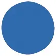 Distributiedoos met 150 ronde gommetstickers Ø 15 mm blauw