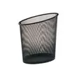 Prullenmand van gaas - 18L - zwart