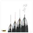 BIC 3 kleuren + vulpotlood HB 0,7 mm.