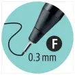 Viltstift SENSOR F - blauw - STABILO 
