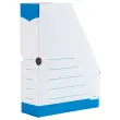 10  Plooibare kartonnen tijdschriftenhouder FIDUCIAL - rug 8 cm 