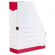 10  Tijdschriftenhouder in karton - Rood - ACCESS 