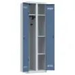 Multifunctionele garderobe H.198 x B.60cm, kledingrek en opslag blauw 