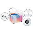 Opbergdoos Smartbox 75 liter met deksel en wieltjes