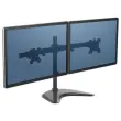 Dubbele horizontale monitorarm op voet- Fellowes