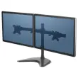 Dubbele horizontale monitorarm op voet- Fellowes