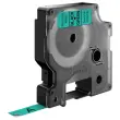 Tape voor DYMO D1 etiketteermachine 9mm Zwart/Groen