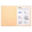 100  Inlegmappen 24 x 32cm Exacompta Forever gerecycleerd 170g 