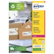 100  Laseretiketten AVERY 99,1x33,9 mm, oftewel 1600 etiketten/doos 