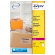 25  Transparante etikettenvellen 210x297 mm, 25 etiketten/doos 