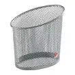 Metalen pennenhouder grijs - Alba