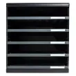 Opbergmodule 5 open lade - Zwart - EXACOMPTA