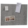 Zelfklevend medelelingenbord B 46 x H 58 cm - Grijs