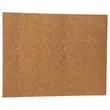 Zelfklevend medelelingenbord B 46 x H 58 cm - Bruin