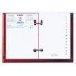 Scheurkalenderblok 8,2x12 cm - datum links