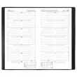 Tweewekelijkse agenda 8,8 x 17 cm - Zwart