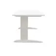 Bureau BUENOS AIRES - Wit blad en aluminium poten - 160x80 cm - FIDUCIAL OFFICE SOLUTIONS 