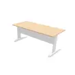 Bureau Buenos Aires - Blad beuk en witte poten - 180x80 cm 