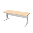 Bureau Buenos Aires - Blad beuk en witte poten - 180x80 cm 