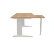 Bureau BUENOS AIRES compact terug naar links notelaar/alu, L160