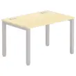 Bureau BRUXELLES 120 x 80 beuken - aluminium poten 
