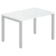 Bureau BRUXELLES 120 x 80 grijs - aluminium poten 