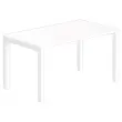 Bureau BRUXELLES 140 x 80 wit - witte poten 