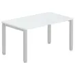 Bureau BRUXELLES 140 x 80 grijs - aluminium voet 