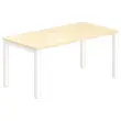 Bureau BRUXELLES 160 x 80 beuken - witte poten