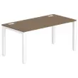 Bureau BRUXELLES 160 x 80 notelaar - witte poten