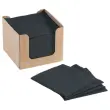 50 Cocktailservetten - 20 x 20 cm - Zwart - DUNI