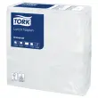 100 Witte papieren servetten 1 laag Lunch - 29 x 29 cm - TORK