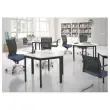 Tafel vergader rond diam. 116cm wit/wit