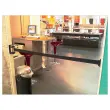 Wandhaspel met zwarte band 2m - Viso 